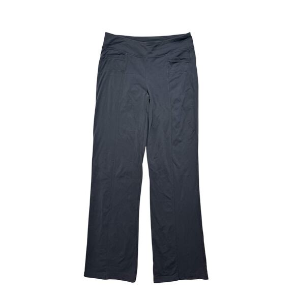 ATHLETA Metro Classic Wide Leg Yoga Pant Gray Sz Medium Womens Pockets #71119 - Picture 1 of 9